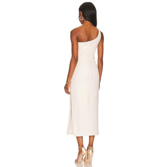 Bardot Women's White Jenna One Shoulder Dress Size XS - Picture 4 of 7